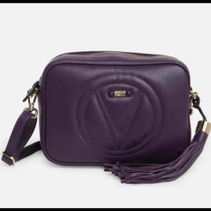 Valentino Logo Leather Shoulder Hand Bag